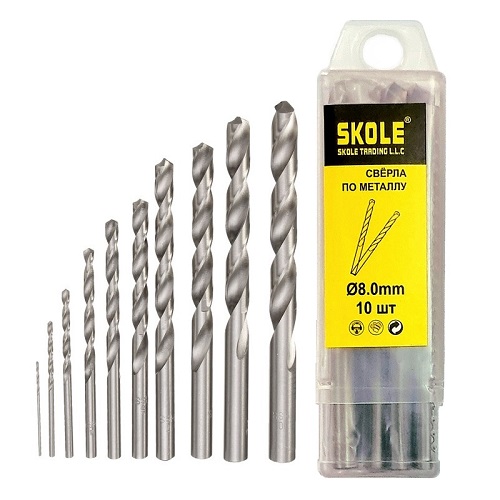 СВЕРЛА ПО МЕТАЛЛУ  SКOLE